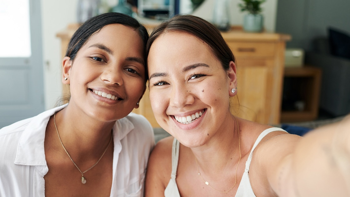 Photo of Women Taking Selfie - Cosmetic Dentistry Cambridge MA